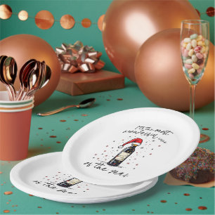 The Most Wonderful Wine of the Year Paper Plates