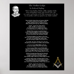 The Mother Lodge - Kipling Poster