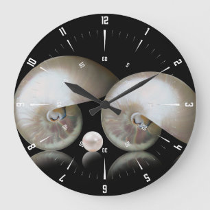 The Mother of Pearl Round Clock