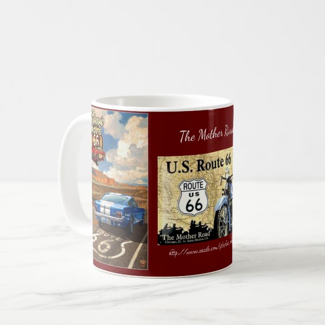 "The Mother Road" Coffee Mug (Front Left)