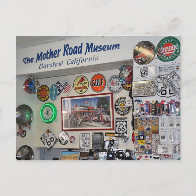 The Mother Road Musuem Postcard (Front)