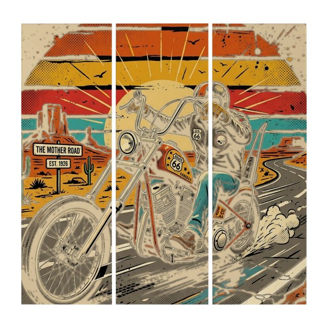 The Mother Road Triptych (Front)