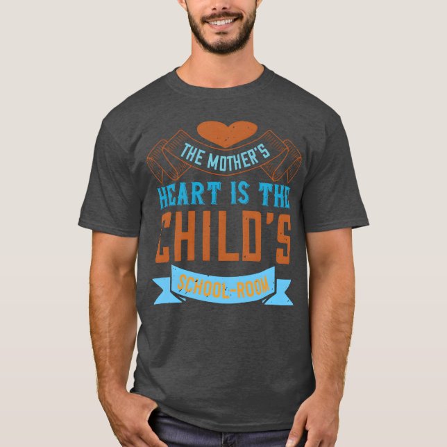 The Mother s Heart Ishe Child s School Room retro T-Shirt (Front)