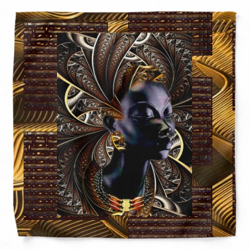 The Motherland Africa Queen Art Bandana
