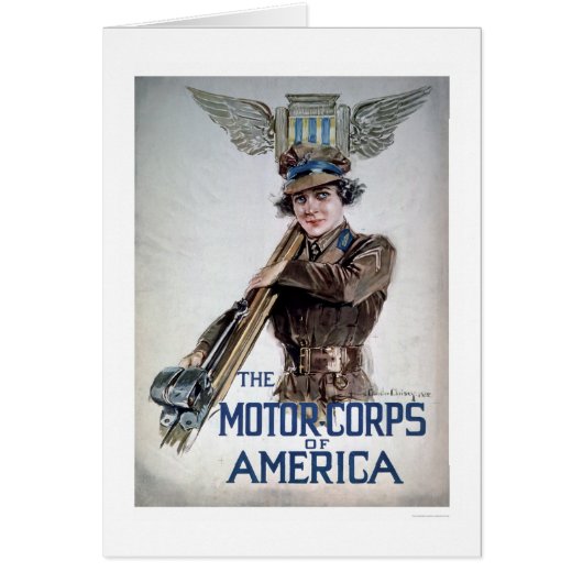 The Motor Corps of America - Young Woman (US02076) (Front)