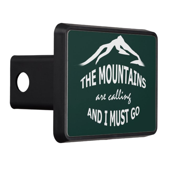 The Mounntains Are Calling Hitch Cover (Right)