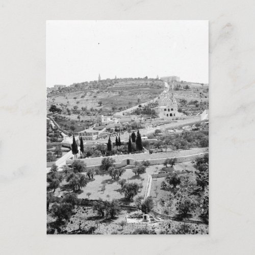 The Mount of Olives in Jerusalem Postcard
