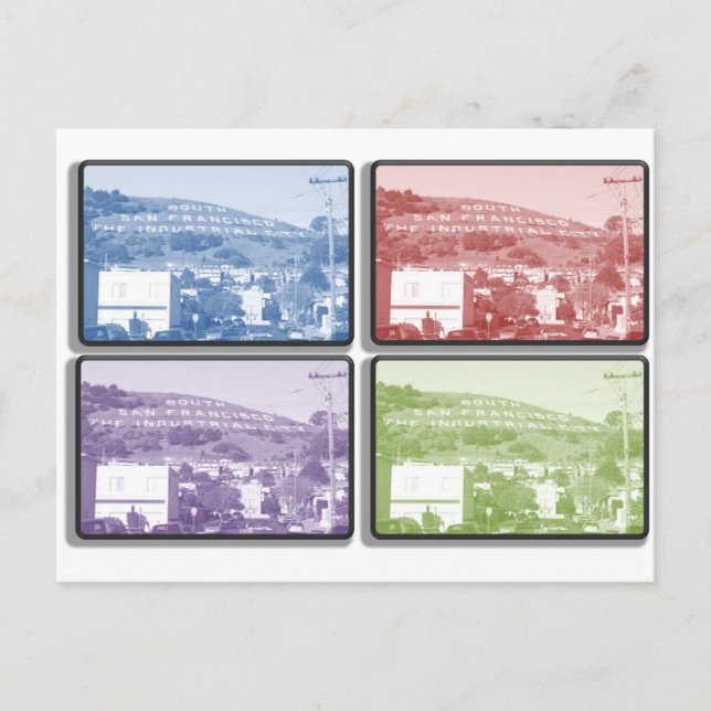 The Mountain - 4 Frames Postcard (Front)