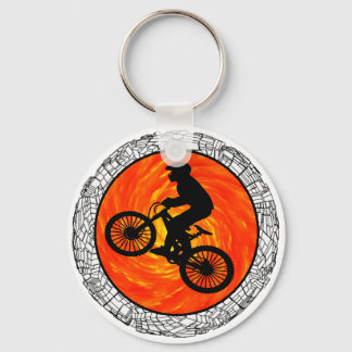 THE MOUNTAIN BIKERS KEYCHAIN
