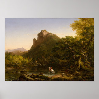 The Mountain Ford — Thomas Cole Wall Art