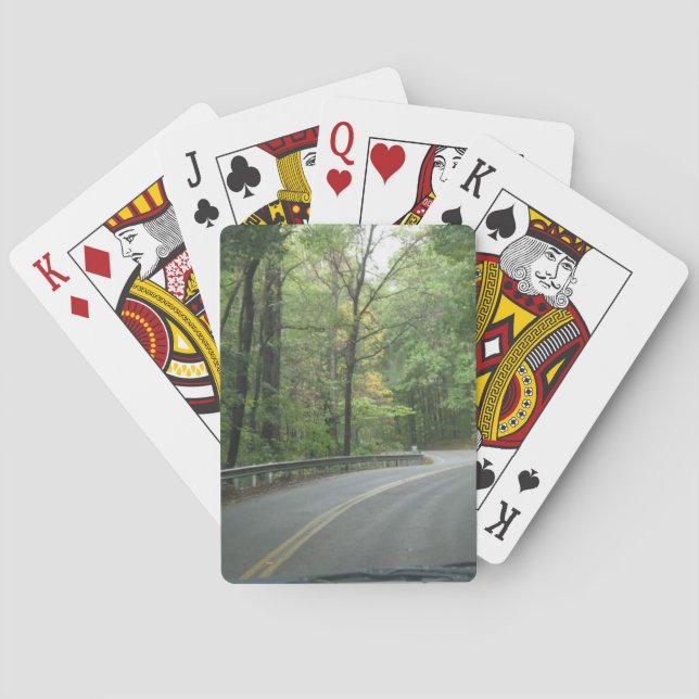 The mountain forest poker cards (Back)