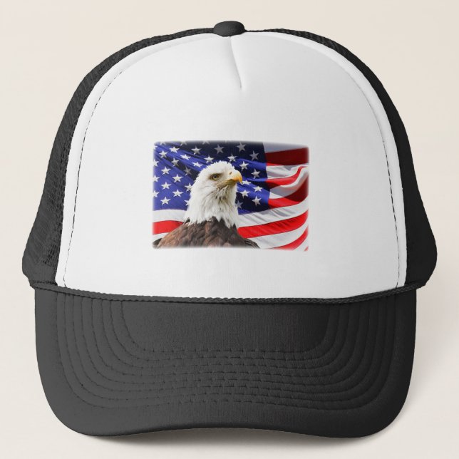 The Mountain Independence Eagle Trucker Hat (Front)