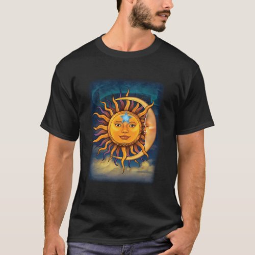 The Mountain MenS Sun Moon T_Shirt
