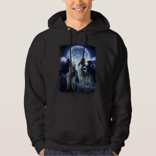 The Mountain Men's Wolf native american Hoodie