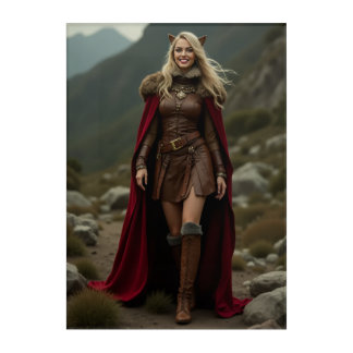 The Mountain Neko Valkyrie Acrylic Print