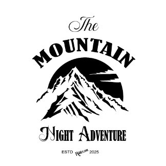 "The Mountain Night Adventure" Mug Design