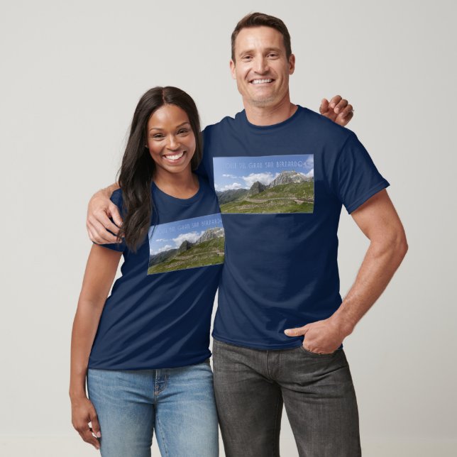 The Mountain Road to Italy, Aosta Valley. T-Shirt (Unisex)