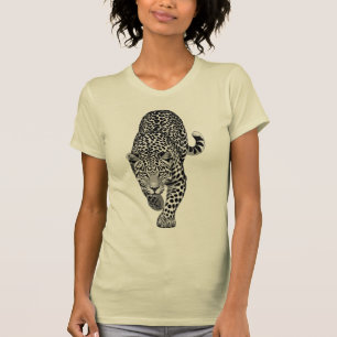 The Mountain Savage Leopard Stalking Prey Graphic T-Shirt