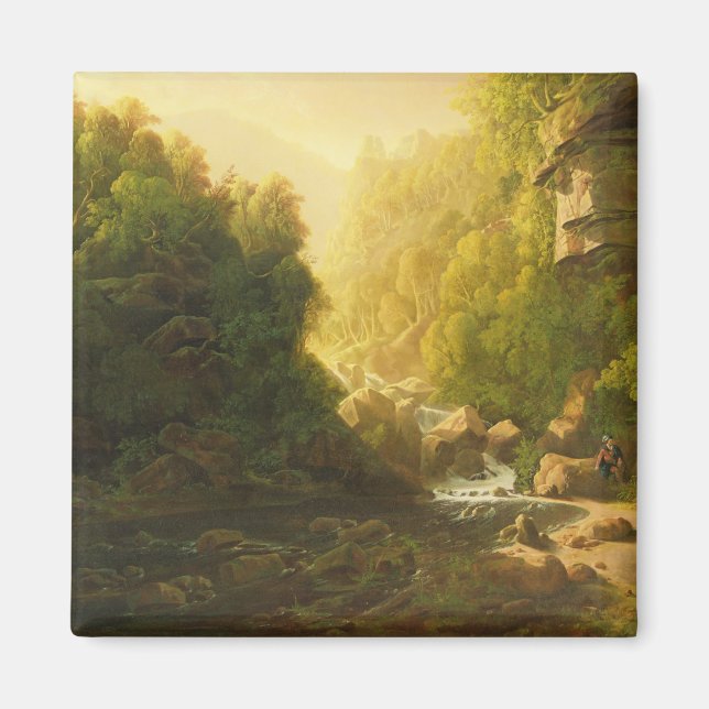 The Mountain Torrent, c.1820-30 (oil on canvas) Magnet (Front)