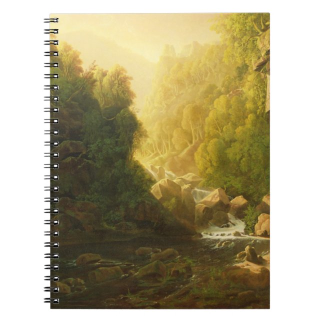 The Mountain Torrent, c.1820-30 (oil on canvas) Notebook (Front)