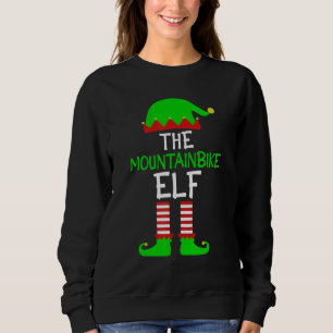The Mountainbike Elf   MTB Bike Driver Sweatshirt
