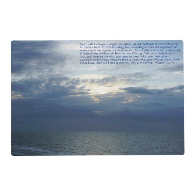 The Mountains and the Sea Placemat (Front)