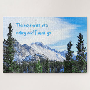 The Mountains Are Calling - 20x30 inch Jigsaw Puzzle