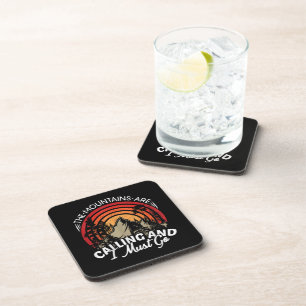 The Mountains Are Calling And I Must Go Beverage Coaster