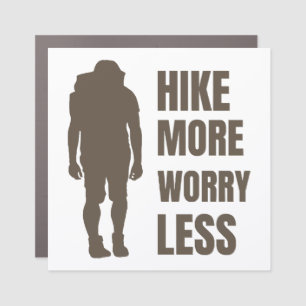 The Mountains are calling and I must go Car Magnet