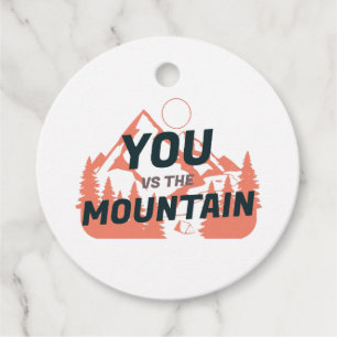The Mountains are calling and I must go Favor Tags