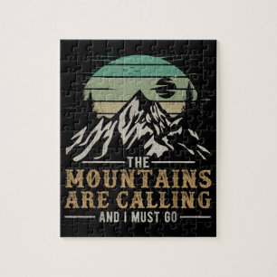 The Mountains Are Calling And I Must Go Jigsaw Puzzle