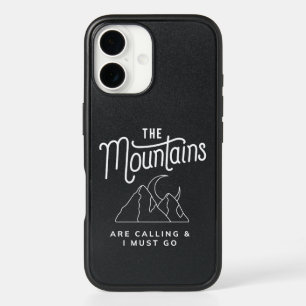 The Mountains Are Calling And I Must Go Outdoorsy iPhone 16 Case