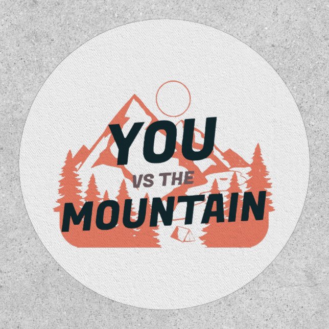 The Mountains are calling and I must go Patch (Front)