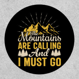 The mountains are calling and i must go patch