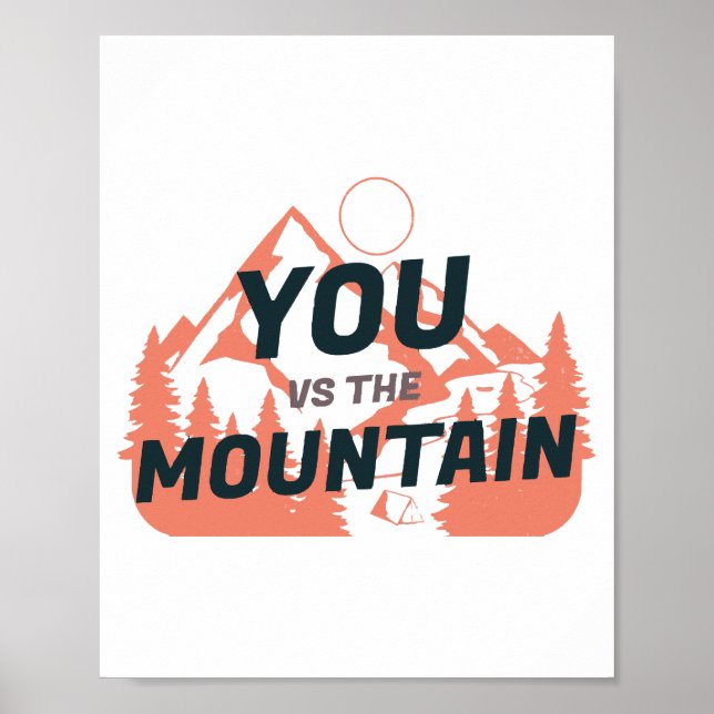The Mountains are calling and I must go Poster (Front)
