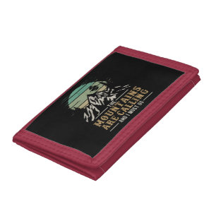 The Mountains Are Calling And I Must Go Tri-fold Wallet