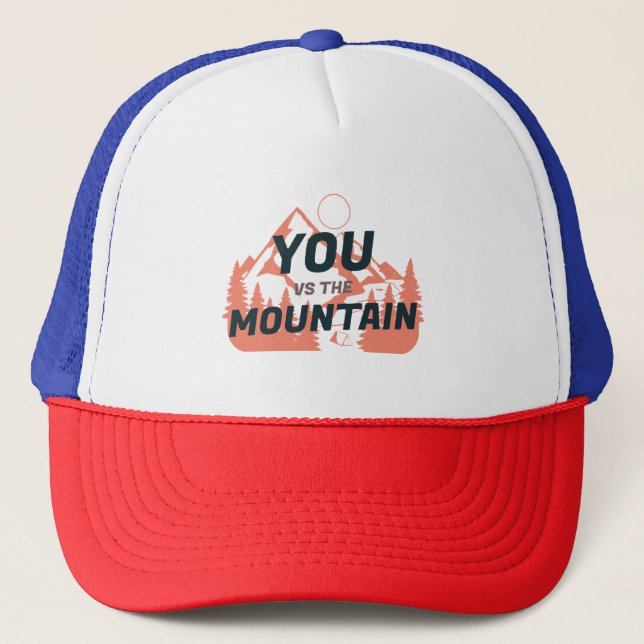 The Mountains are calling and I must go Trucker Hat (Front)