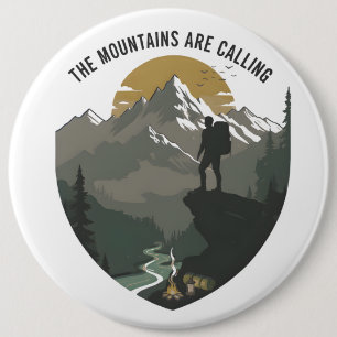 The Mountains Are Calling Button