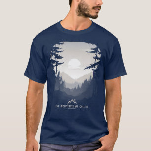 The Mountains Are Calling Graphic Forest Mist T-Shirt