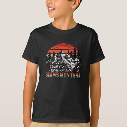 The Mountains are calling Simms Montana T_Shirt