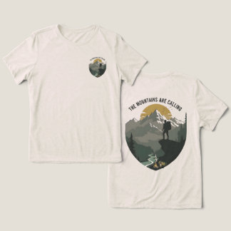 The Mountains Are Calling – Vintage Adventure Hike Tri-Blend Shirt