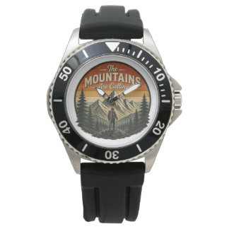 The Mountains Are Calling – Vintage Hiking Watch