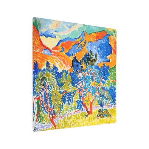 The Mountains at Collioure  Andre Derain  Metal Print