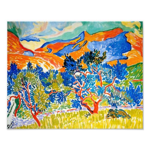 The Mountains at Collioure  Andre Derain  Photo Print