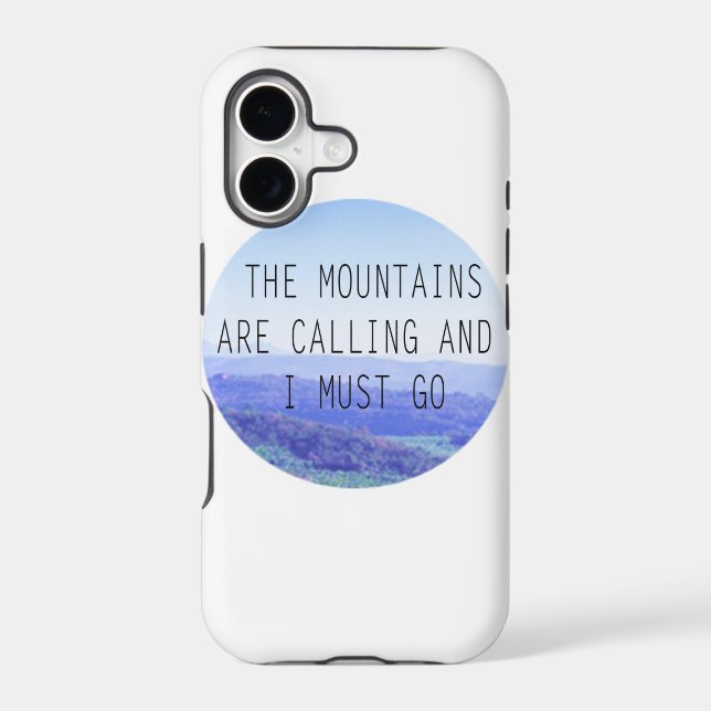 The Mountains Iphone Case (Back)
