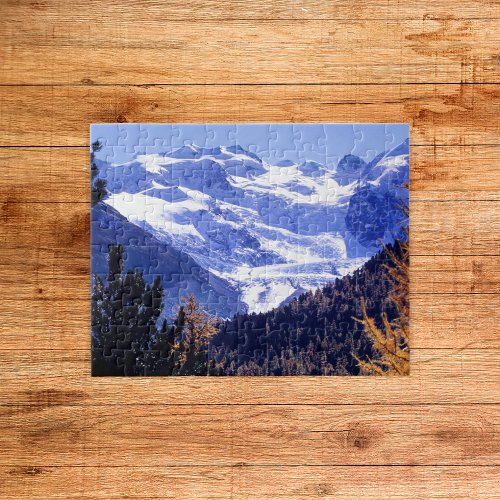 The Mountains of Matterhorn In Autumn Jigsaw Puzzle