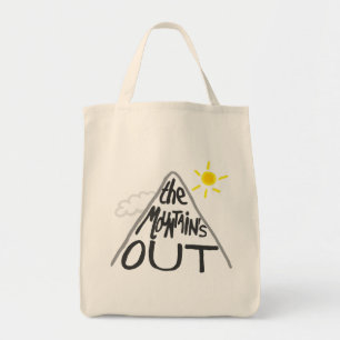 The Mountain's Out - Choose Your Color! Tote Bag