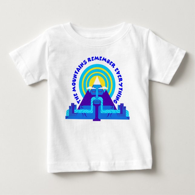 The mountains remember everything baby T-Shirt (Front)