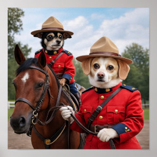 "The Mounties are Coming" Poster