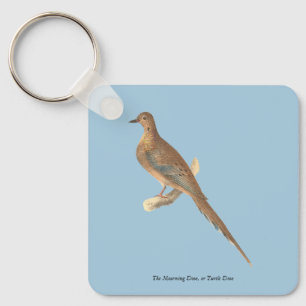 The Mourning Dove (Carolina Turtle Dove) NY Birds Keychain